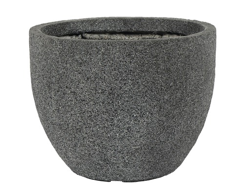 PASSION FOR POTTERY Bloempot Atlanta 04Z 1/5 grijs Ø 25 cm H 20 cm Bloempot van steengoed