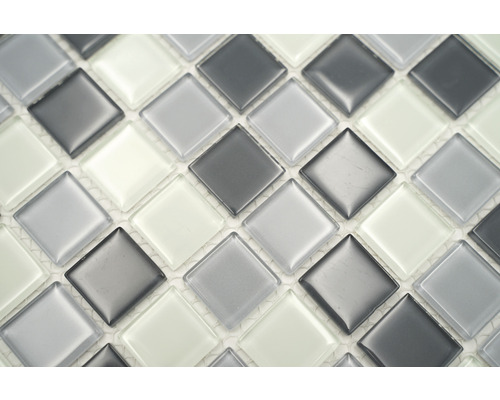 Glasmozaïektegels in vierkant formaat