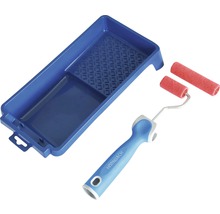 Verfrollerset met verfbak en twee verfrollers