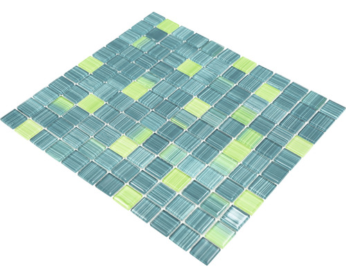 Glazen mozaïektegel