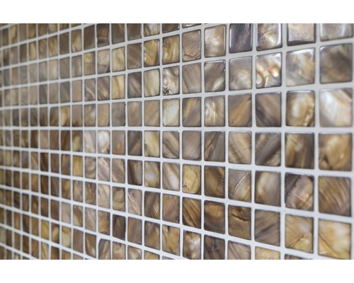 Vierkante mozaïektegels van parelmoer