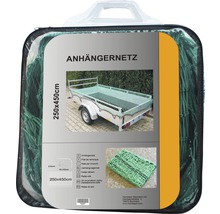 Aanhangwagennet, 250 x 450 cm, voor het vastzetten van ladingen op aanhangwagens