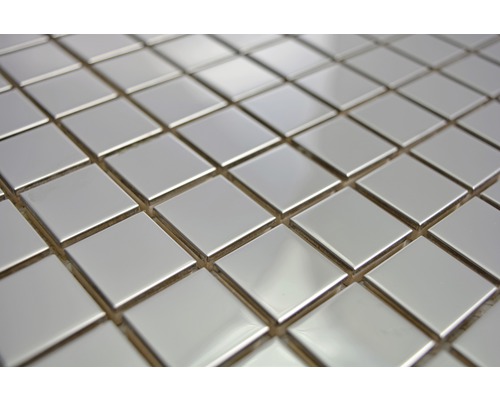 Vierkante mozaïektegels in detail