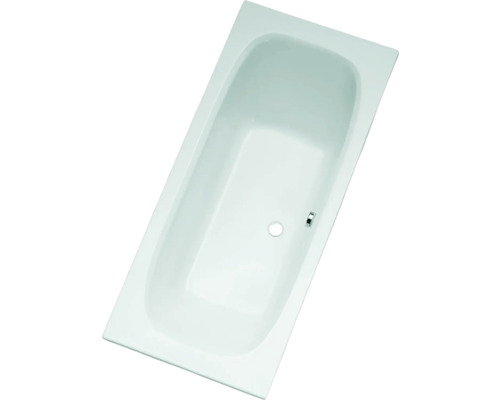 Rechthoekig bad met afvoergarnituur
