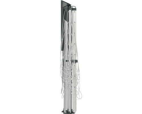 Wandwasdroger ingeklapt.