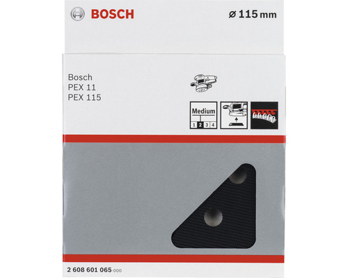 Bosch schuurpapier set met een afmeting van 115 mm
