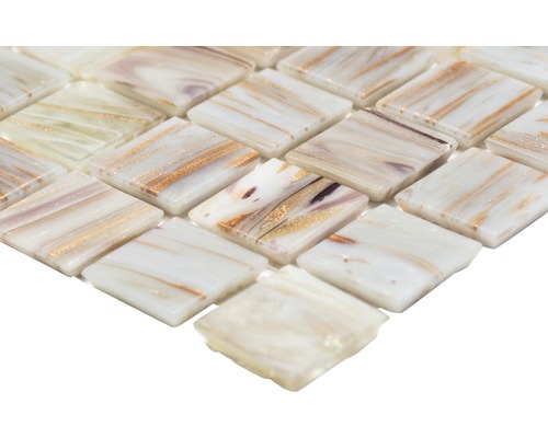 Glazen mozaïektegel