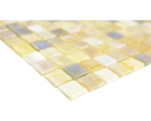 Close-up van mozaïektegels van glas