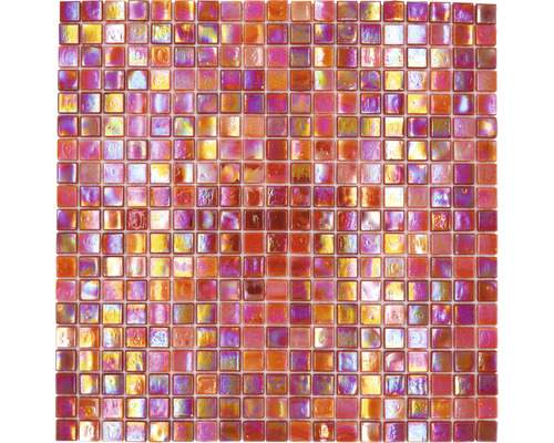 Mozaïektegel glas MRY 933 rood mix 30x33 cm
