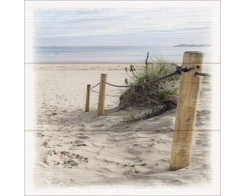 PURE LIVING Schilderij canvas Sand Dunes I 27x27 cm