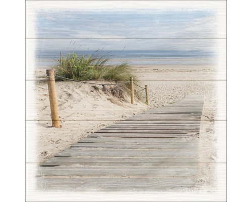 PURE LIVING Schilderij canvas Sand Dunes I 40x40 cm
