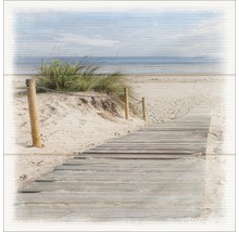 PURE LIVING Schilderij canvas Sand Dunes II 27x27 cm