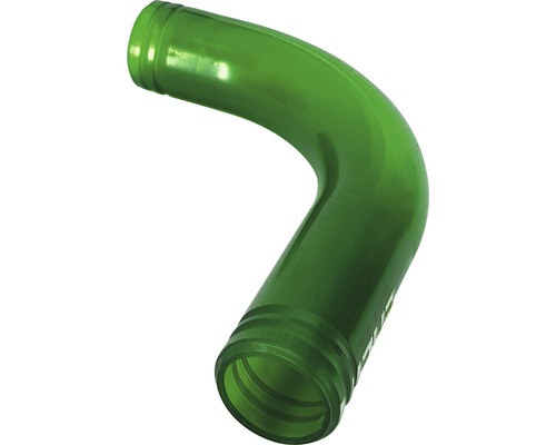 Groene kunststof bocht