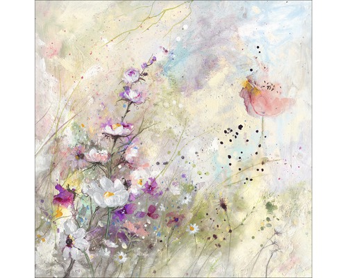 PURE LIVING Schilderij canvas Natural Flowers II 27x27 cm