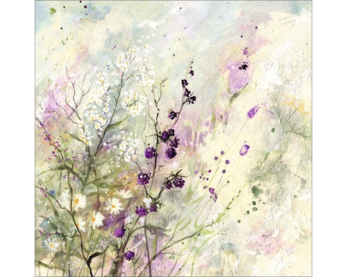 PURE LIVING Schilderij canvas Natural Flowers I 27x27 cm