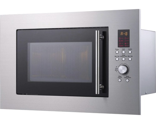 Inbouwmagnetron met digitaal display en bedieningspaneel.