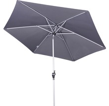 Rechthoekige parasol met slinger mechanisme