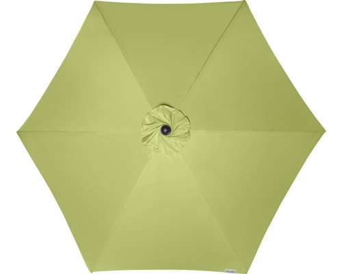 Tuinparasol van onderen gezien