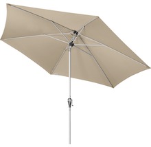 Rechthoekige parasol met slinger mechanisme