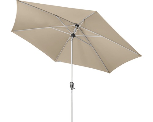 Rechthoekige parasol met slinger mechanisme
