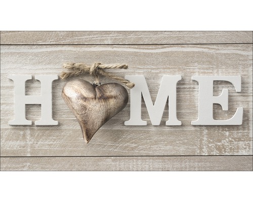 PURE LIVING Decopaneel Home with heart 15x30 cm