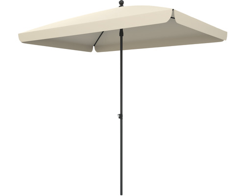 SOLUNA Parasol Cannes polyesther push up ecru 140x210 cm