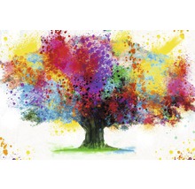 REINDERS Poster Coloured tree 61x91,5 cm