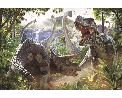 REINDERS Poster Dinosaur battle 61x91,5 cm