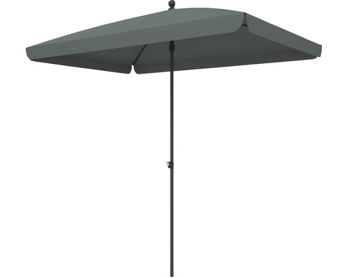 SOLUNA Parasol Cannes push up donkergrijs 140x210 cm