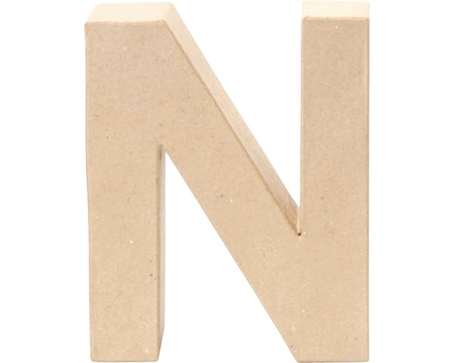 GLOREX Kartonnen letter N 17,5x5,5 cm