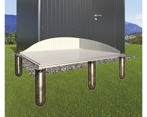 BIOHORT Grondschroef fundament SmartBase PLUS HighLine H4 AvantGarde A7, Panorama P4 BIOHORT Grondschroef fundament SmartBase PLUS HighLine H4 AvantGarde A7, Panorama P4