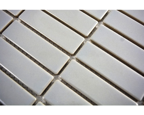 Rechthoekige mozaïektegels in detail