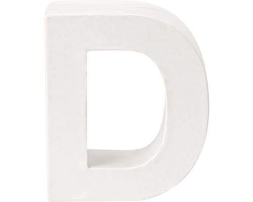 GLOREX Kartonnen letter D 10x3,5 cm