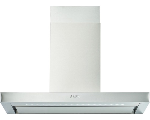 Metalen afzuigkap met bedieningspaneel