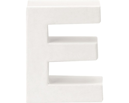 GLOREX Kartonnen letter E 10x3,5 cm