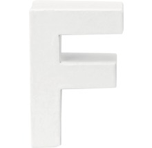 Decoratieve letter F van keramiek