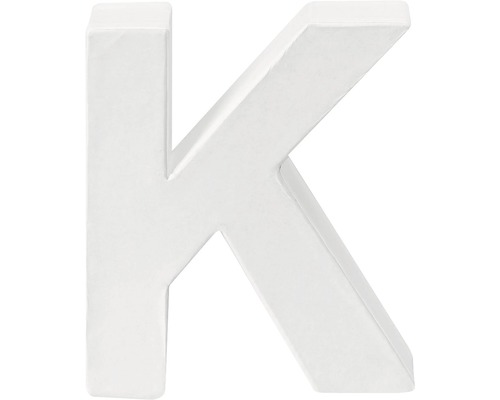 GLOREX Kartonnen letter K 10x3,5 cm