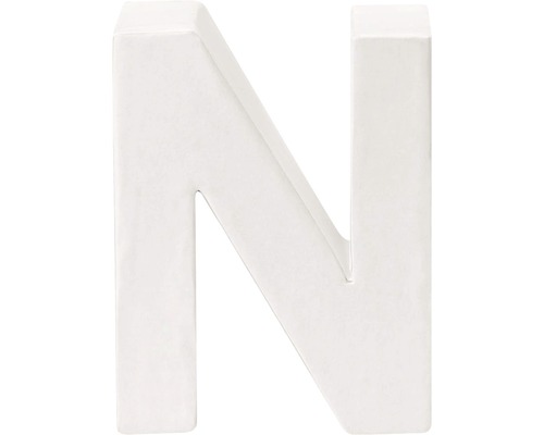 GLOREX Kartonnen letter N 10x3,5 cm