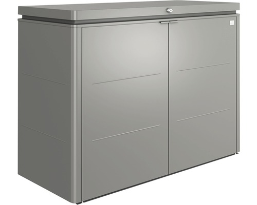 BIOHORT Tuinkast/ containerberging Highboard 160 kwartsgrijs-metallic 160x70x118 cm