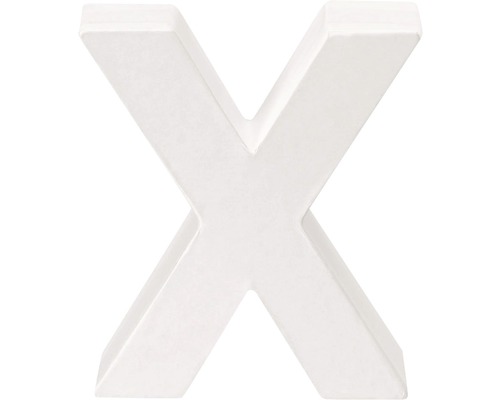 GLOREX Kartonnen letter X 10x3,5 cm