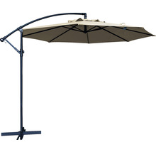 SOLUNA Zweefparasol Lyon ecru Ø 300 cm, hoogte 257 cm