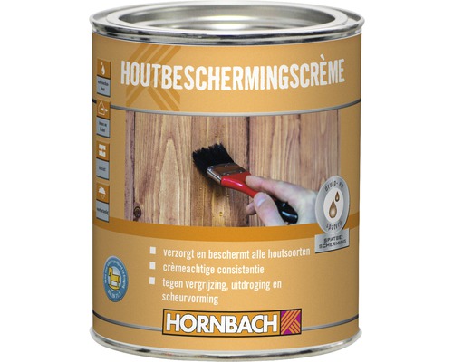 HORNBACH Houtbeschermingscrème transparant 750 ml