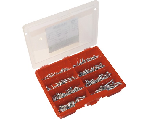 Assortimentsdoos met verschillende schroeven