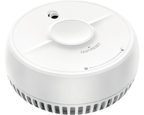 Ronde rookmelder voor het detecteren van rook