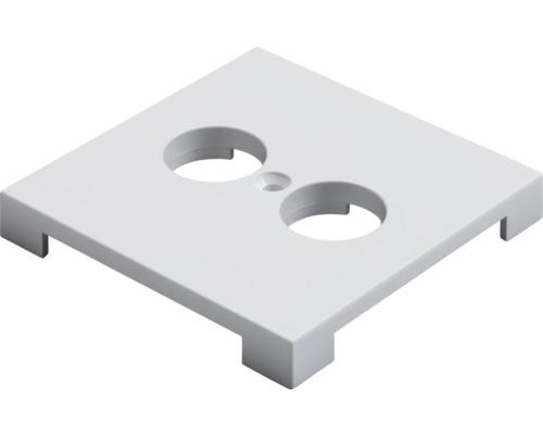 Vierkante aansluitdeksel met twee gaten