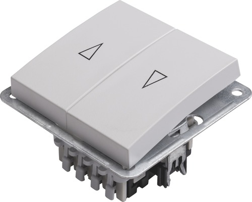 Dubbele schakelaar voor rolluikbediening met pijlsymbolen