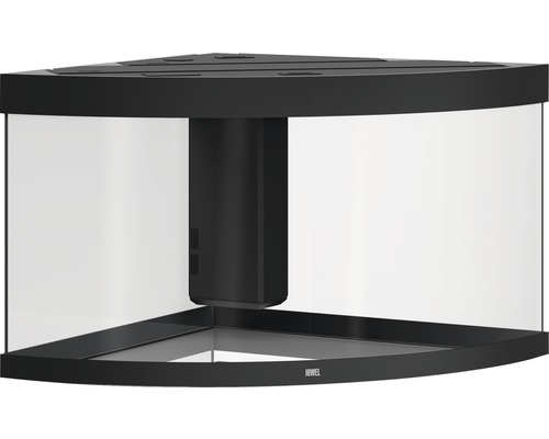 Hoekaquarium met intern filter