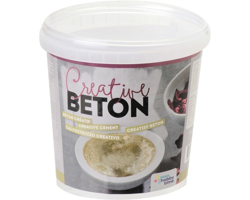 GLOREX Creative gietbeton poeder 1,5 kg Creatief beton in een transparante container