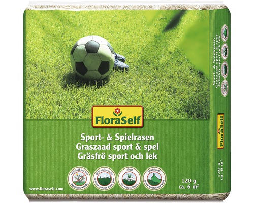 FLORASELF® Graszaad Sportgazon & Speelgazon 120 g 6 m²-0