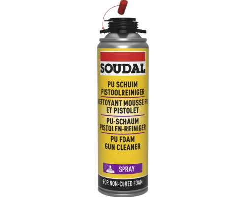 Soudal PU schuim pistoolreiniger spuitbus voor het reinigen van niet-uitgehard schuim